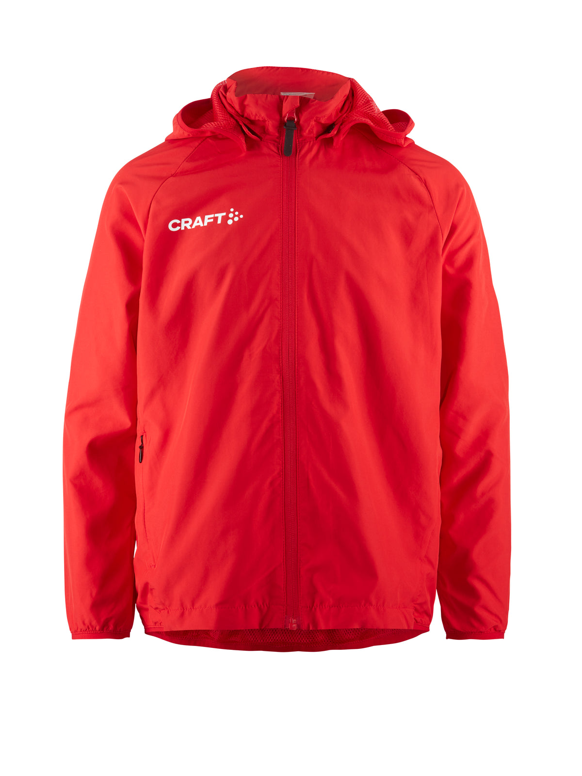 Craft Squad Go Jacket Junior in Rot, Detailansicht
