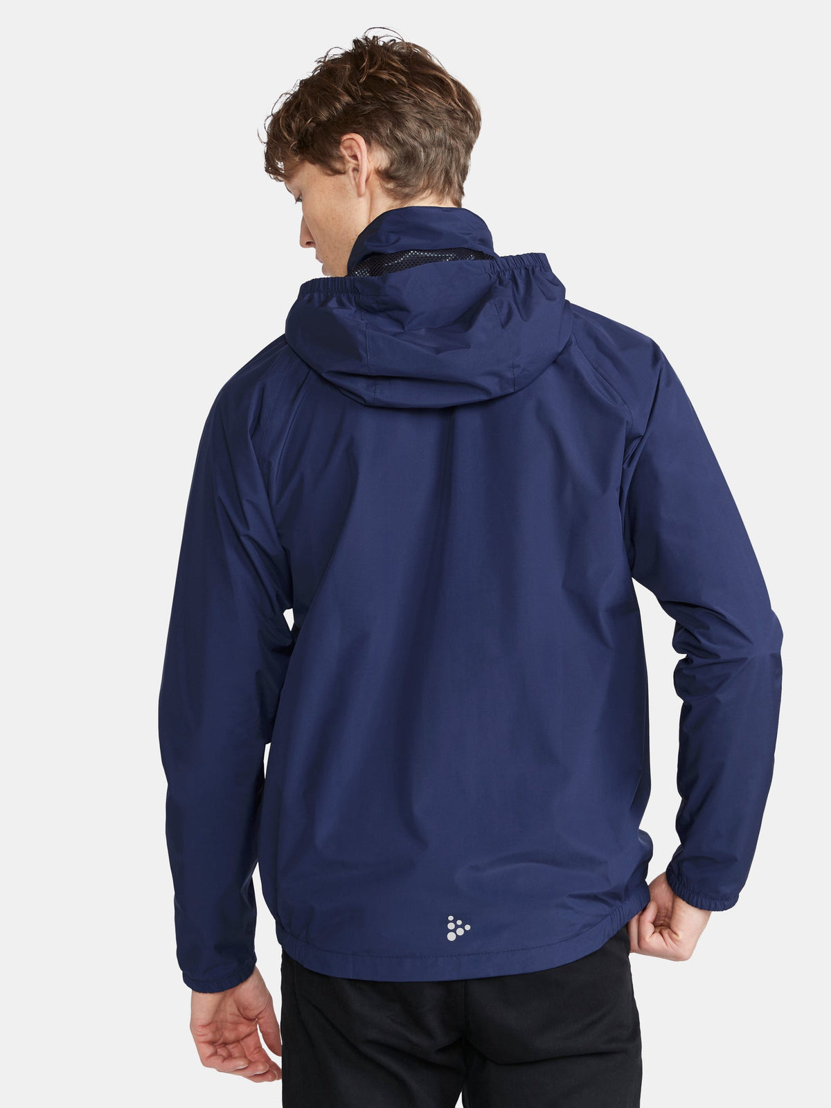 Craft Evolve Rain Jacket Herren in Navy, Rückansicht