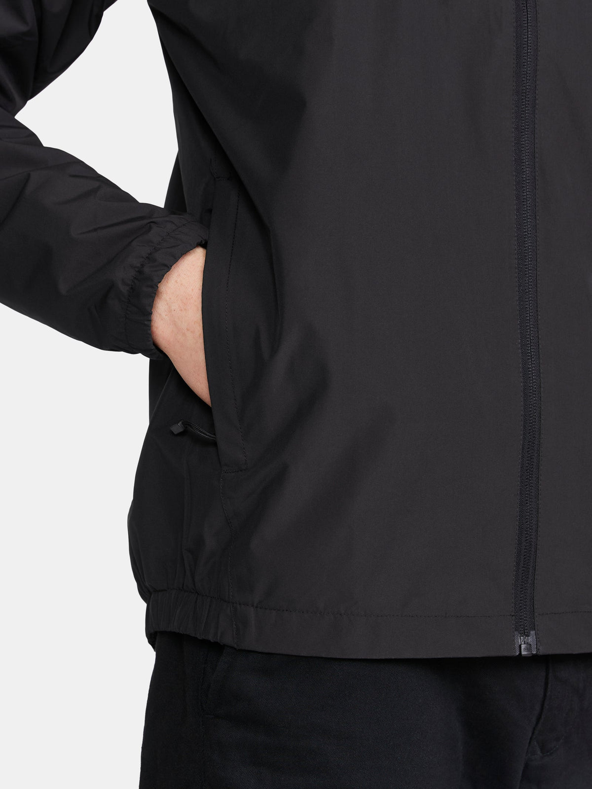 Craft Evolve Rain Jacket Herren in Schwarz, Detailansicht