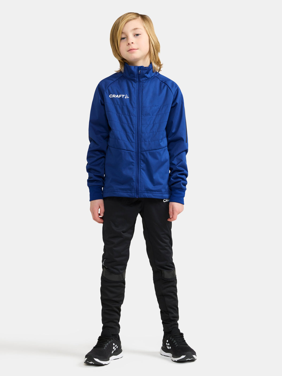 Craft ADV Nordic Ski Club Jacket Junior in Kobaltblau, Detailansicht