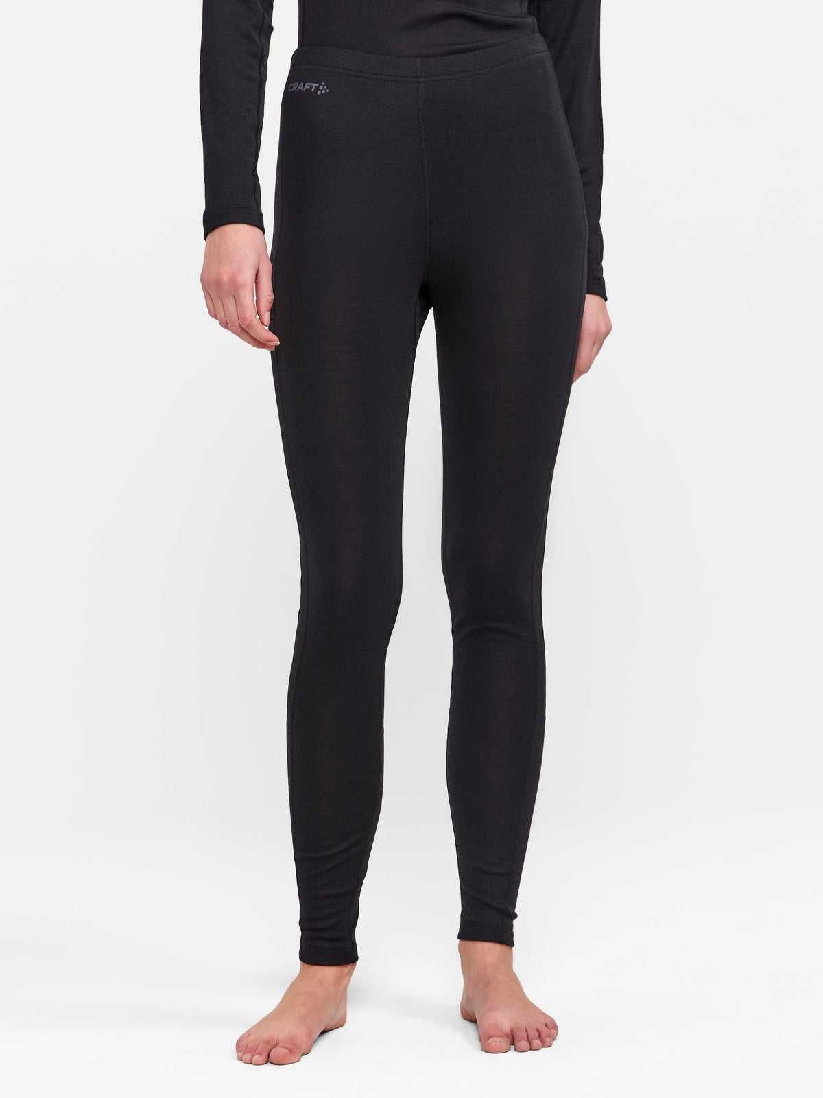 Craft ADV Wool Merino Pant Damen in Schwarz, Detailansicht