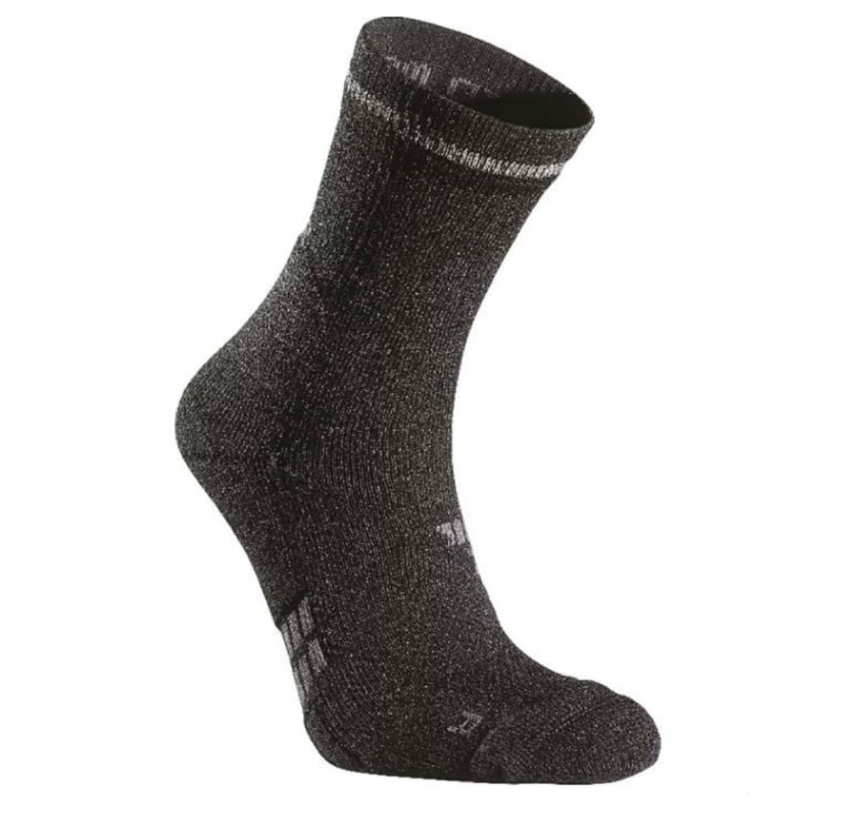 Craft Wool Warm Sock in Schwarz, Vorderansicht