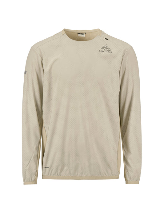 Craft PRO Hypervent LS Wind Top 2 Herren in Beige, Vorderansicht