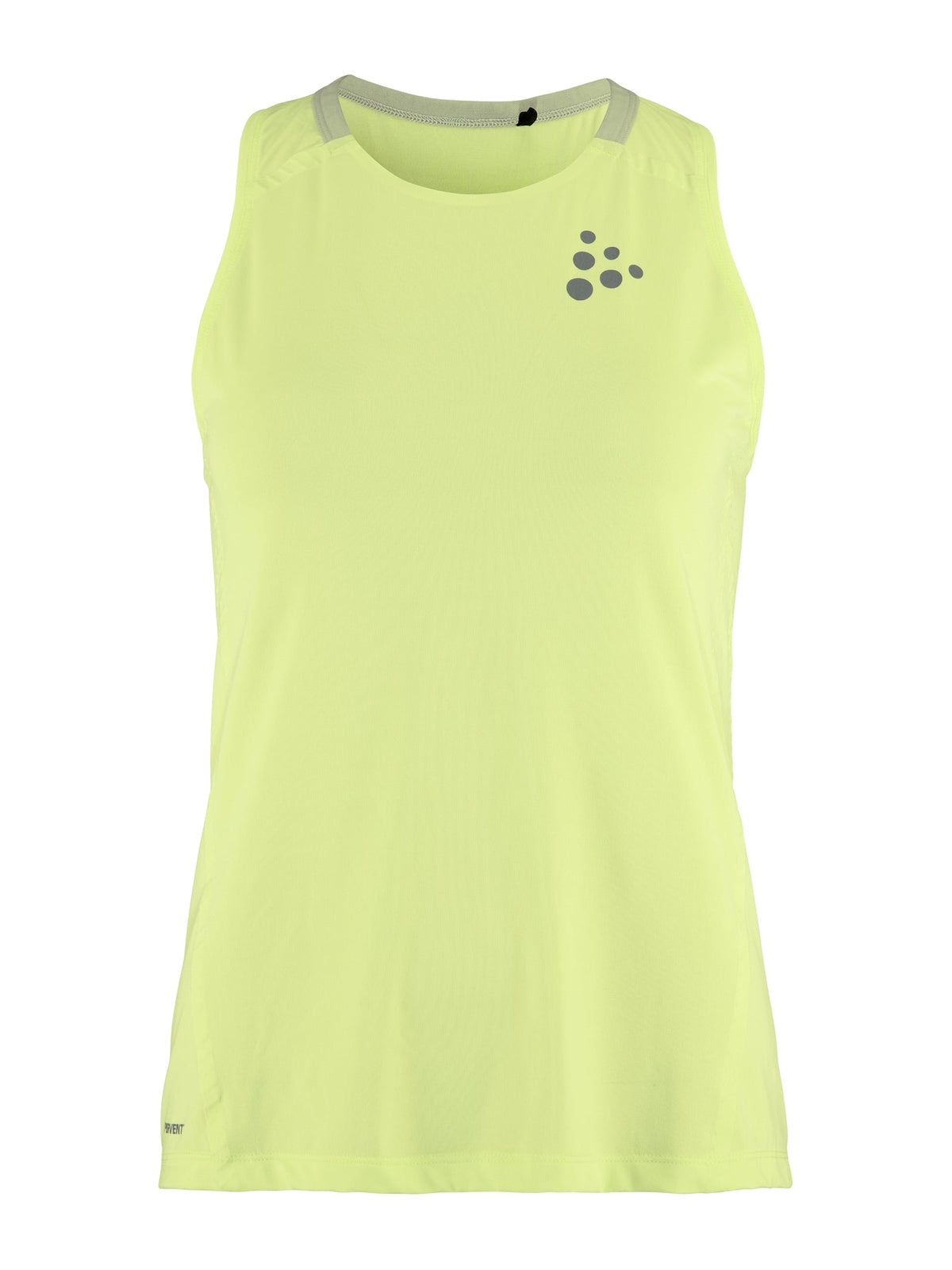 Craft PRO Hypervent Singlet 2 Damen in Grün, Vorderansicht
