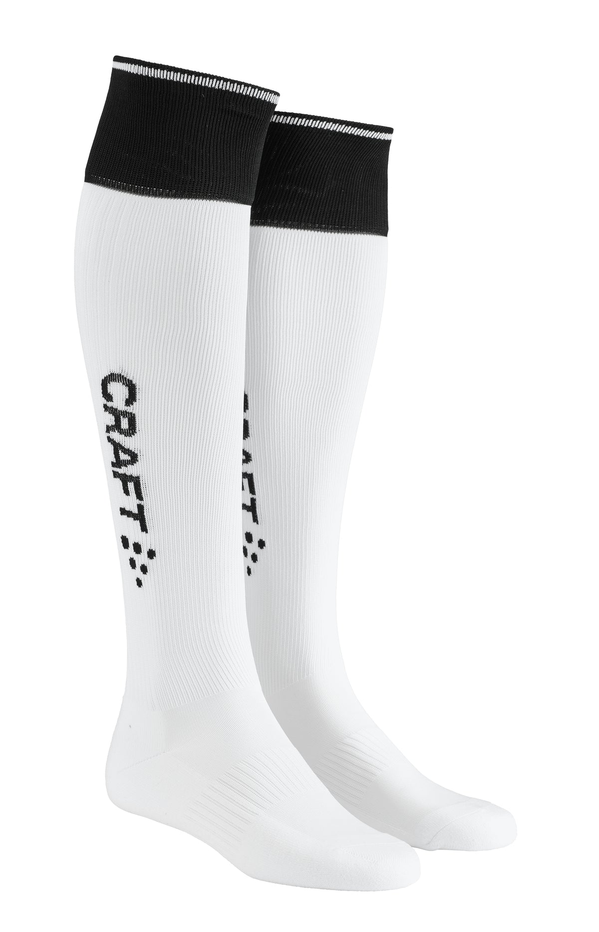 Craft Progress 2.0 Contrast Sock in Weiss/Schwarz, Vorderansicht