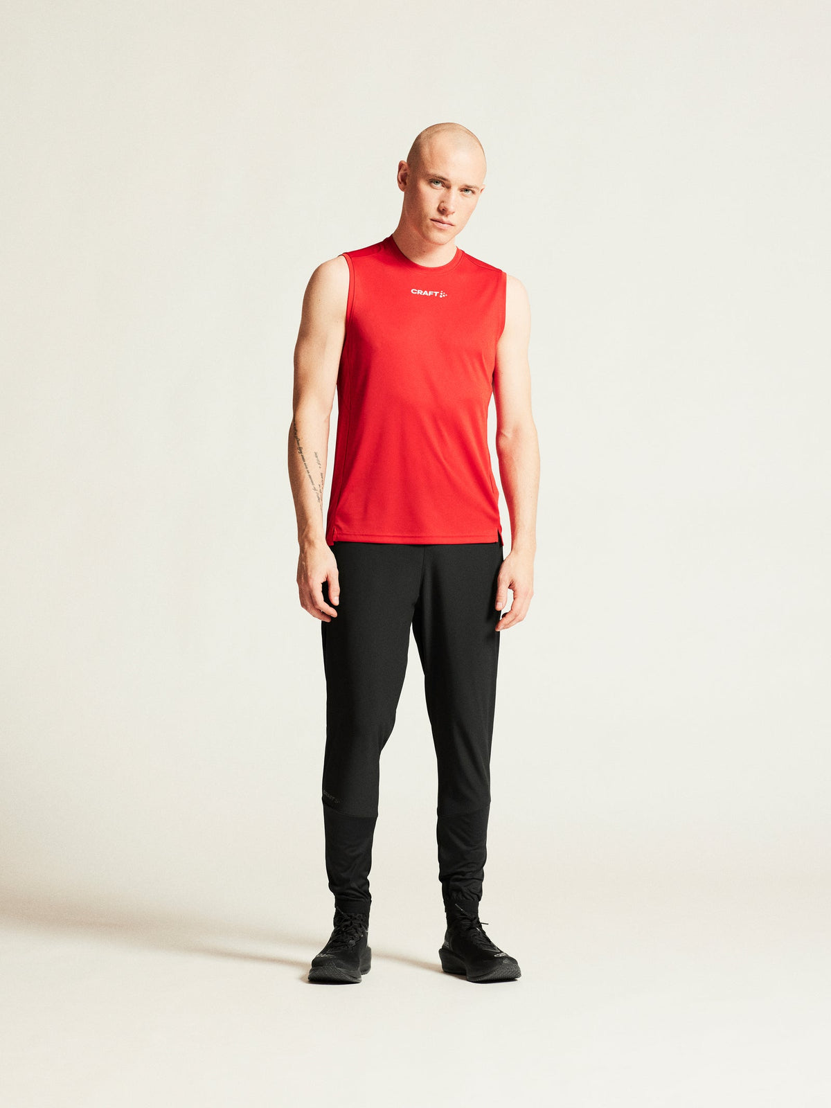 Craft Rush 2.0 Singlet Herren in Rot, Detailansicht