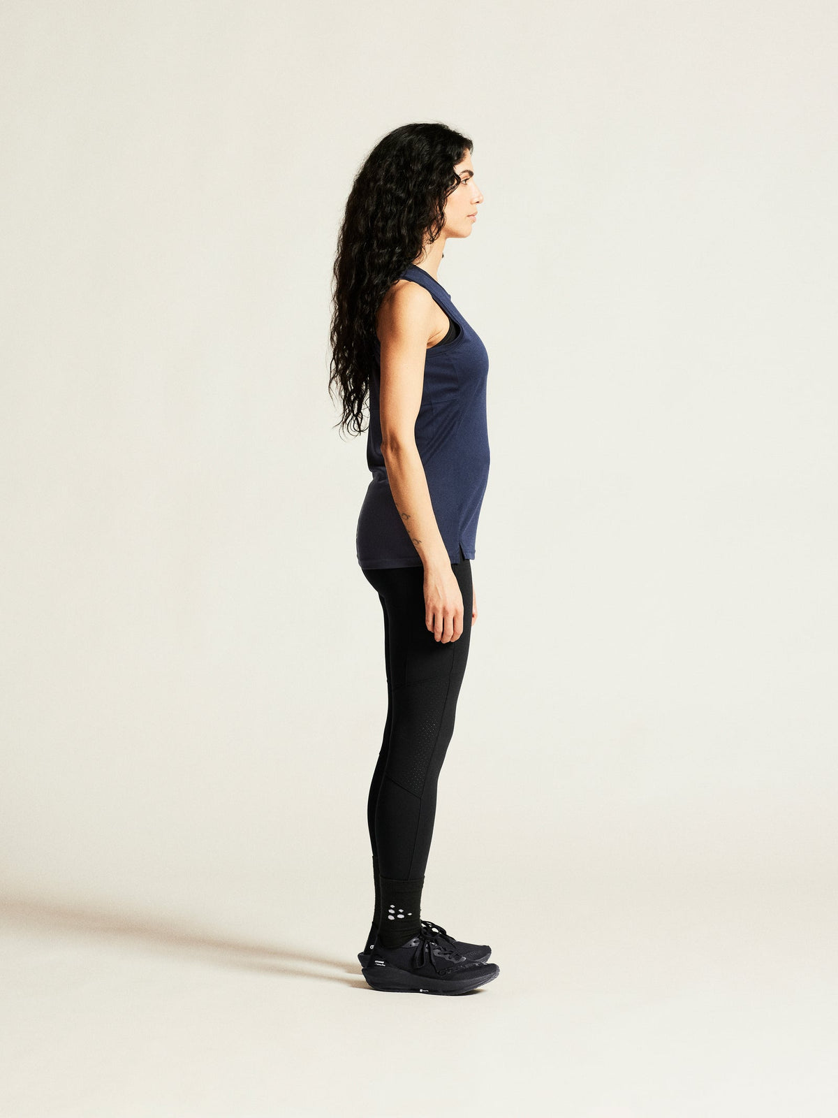 Craft Rush 2.0 Singlet Damen in Navy, Detailansicht