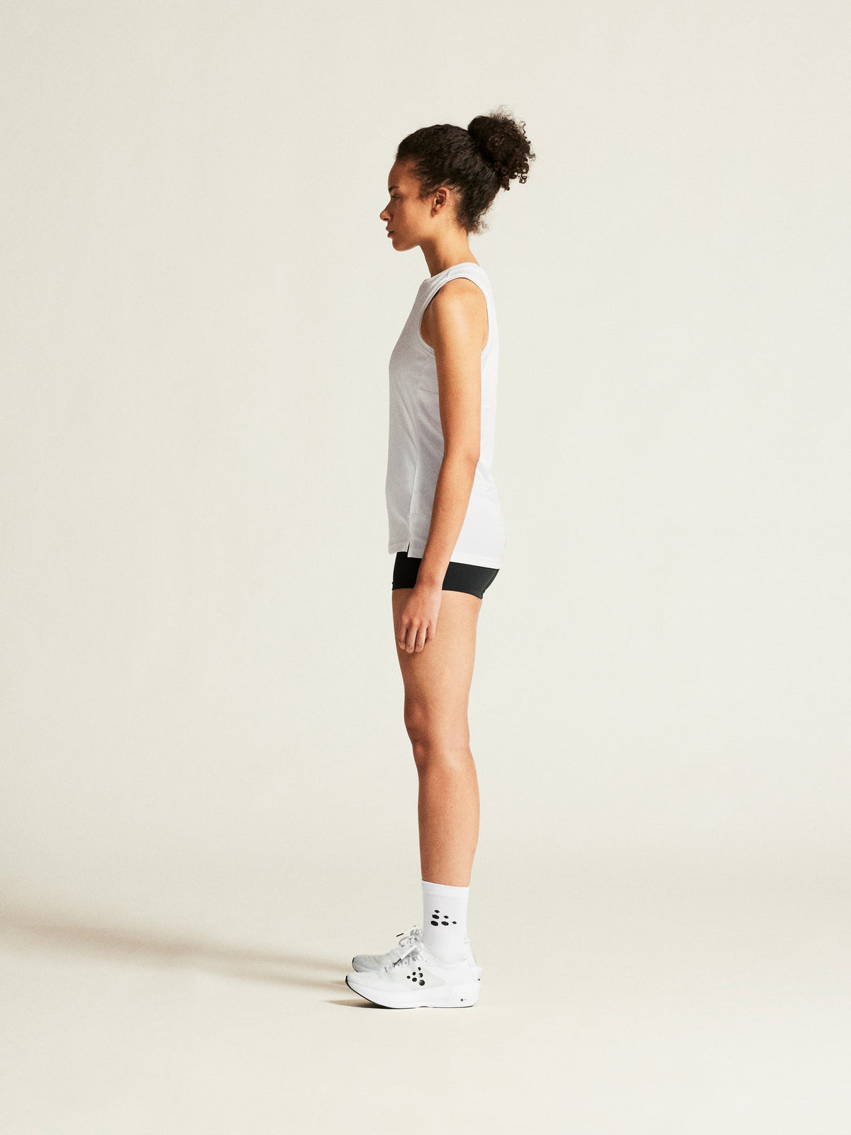 Craft Rush 2.0 Singlet Damen in Weiss, Detailansicht
