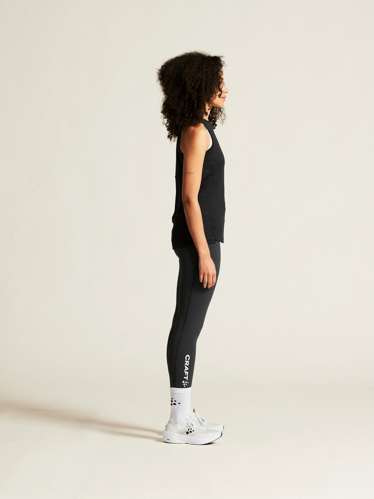 Craft Rush 2.0 Singlet Damen in Schwarz, Detailansicht
