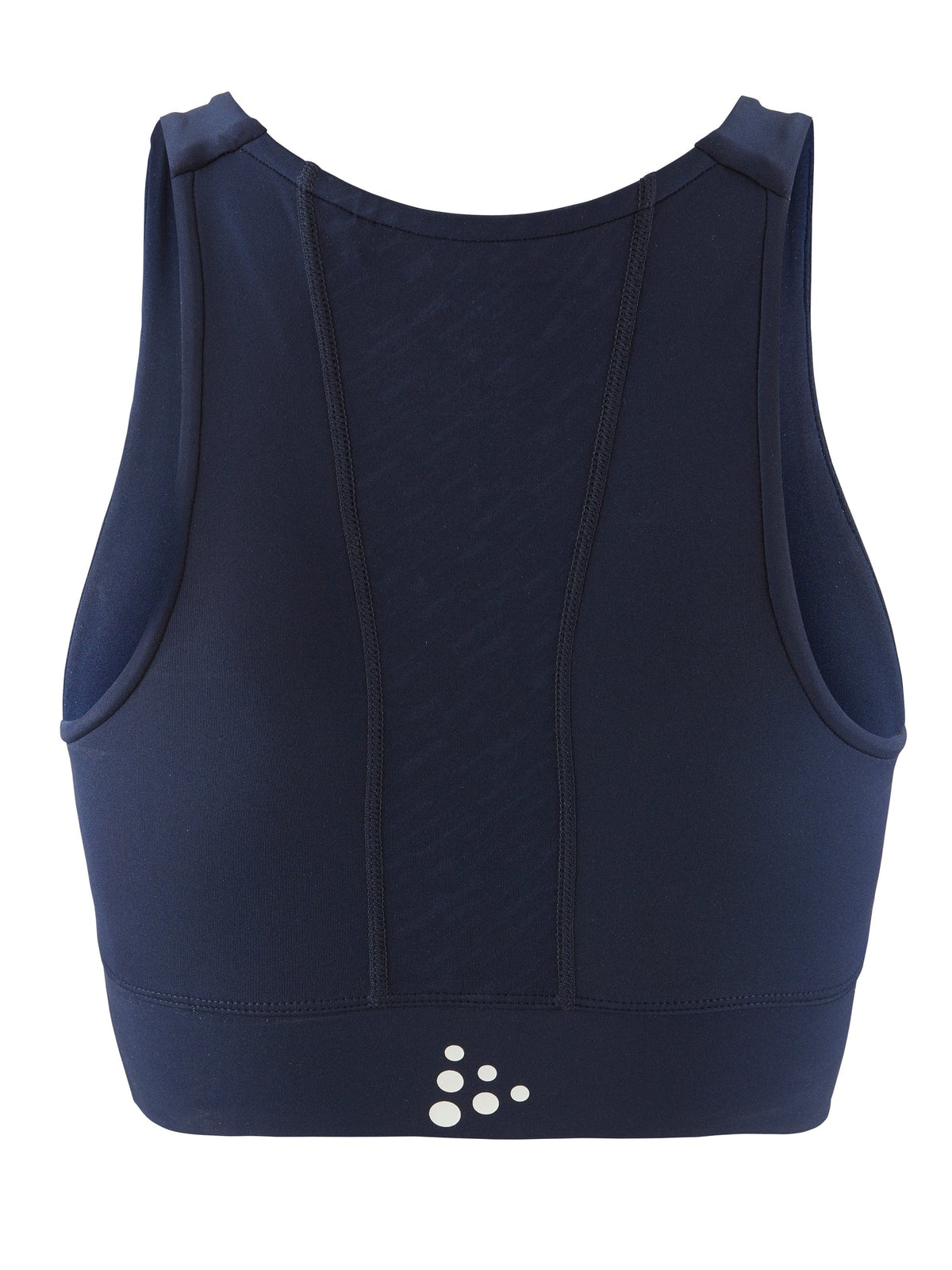 Craft Rush 2.0 Crop Top Damen in Navy, Rückansicht