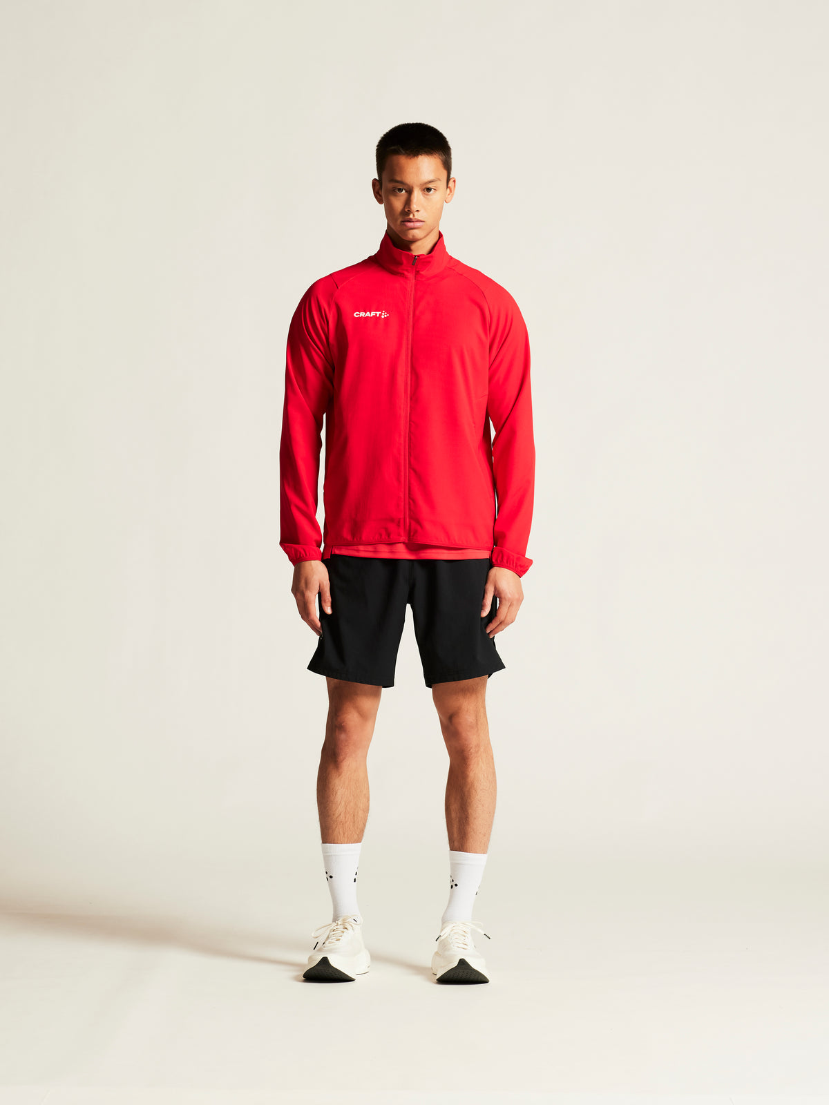 Craft Rush 2.0 Training Jacket Herren in Rot, Detailansicht
