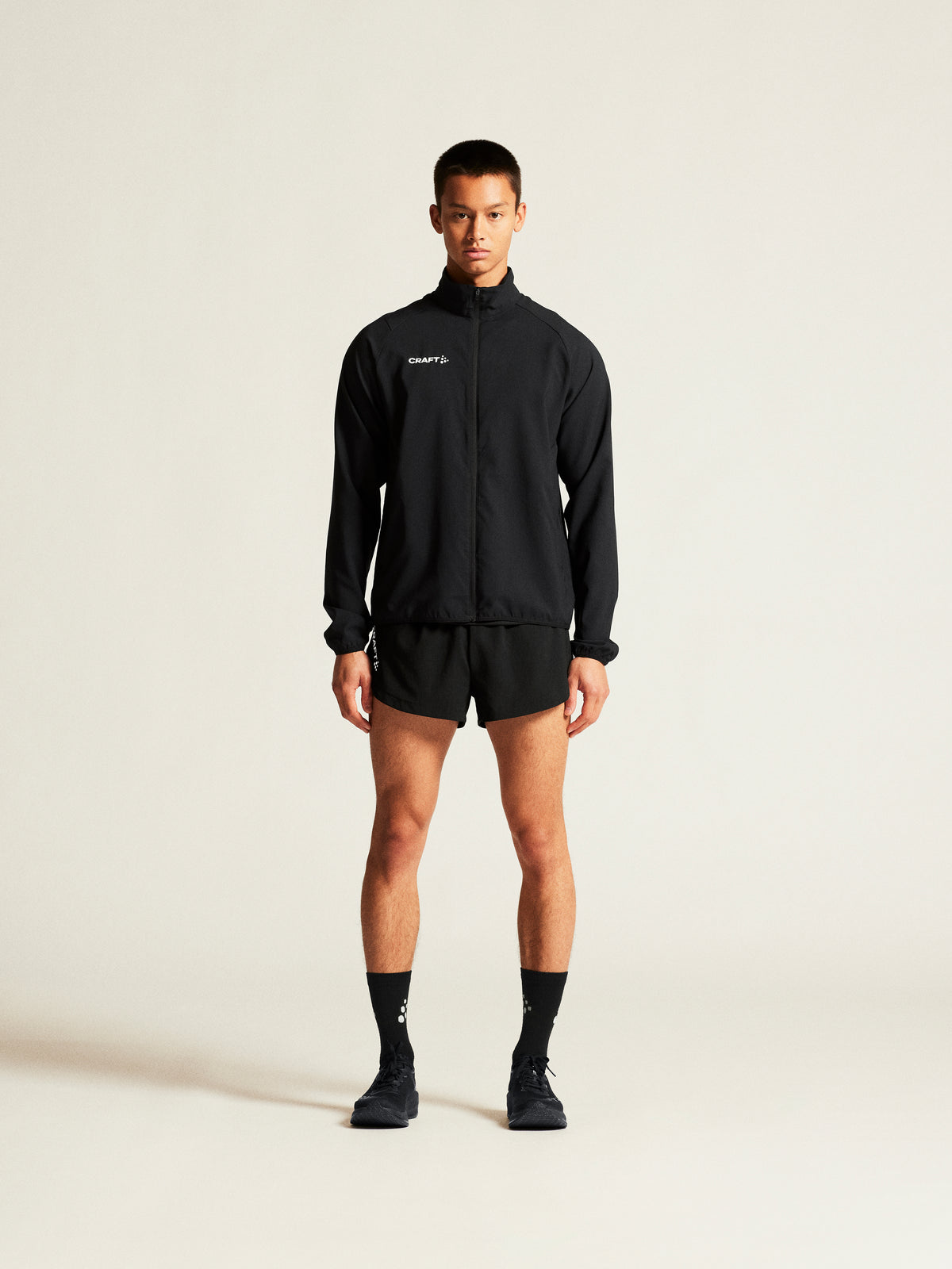 Craft Rush 2.0 Training Jacket Herren in Schwarz, Detailansicht