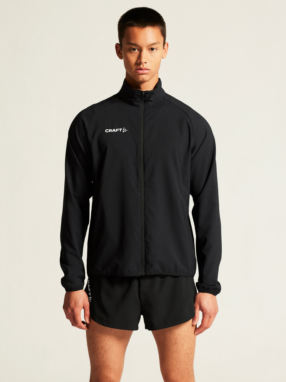 Craft Rush 2.0 Training Jacket Herren in Schwarz, Detailansicht