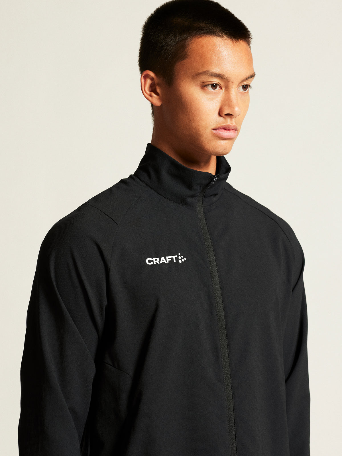 Craft Rush 2.0 Training Jacket Herren in Schwarz, Detailansicht