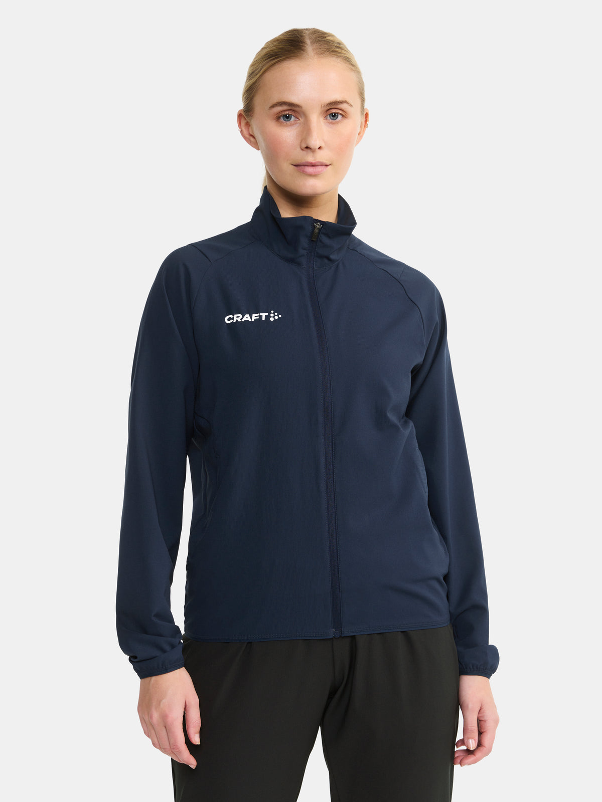 Craft Rush 2.0 Training Jacket Damen in Navy, Detailansicht