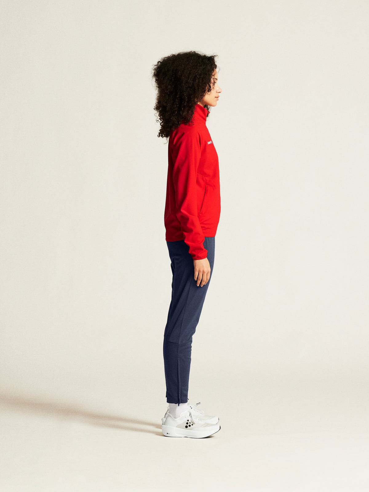 Craft Rush 2.0 Training Jacket Damen in Rot, Detailansicht