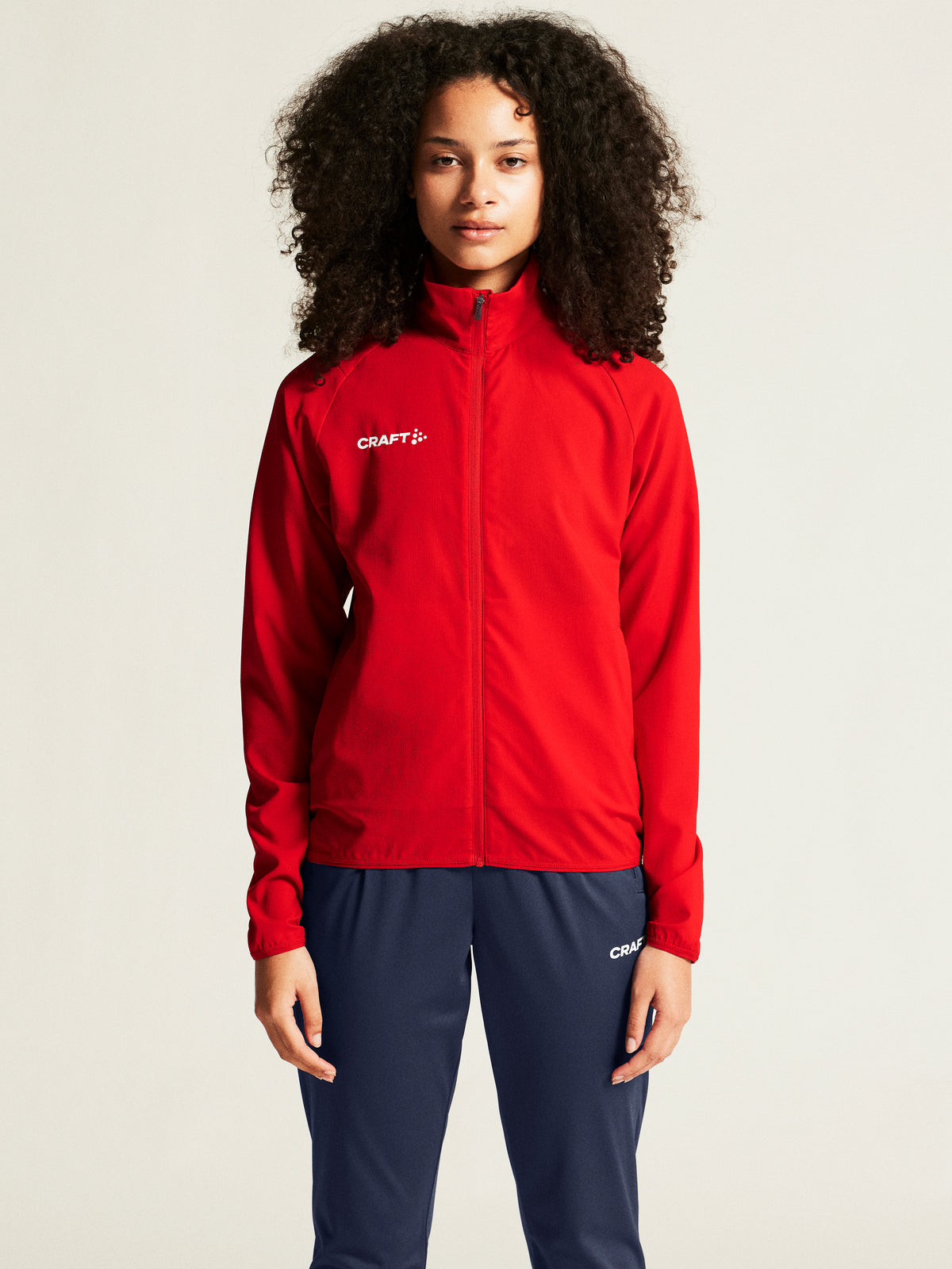 Craft Rush 2.0 Training Jacket Damen in Rot, Detailansicht
