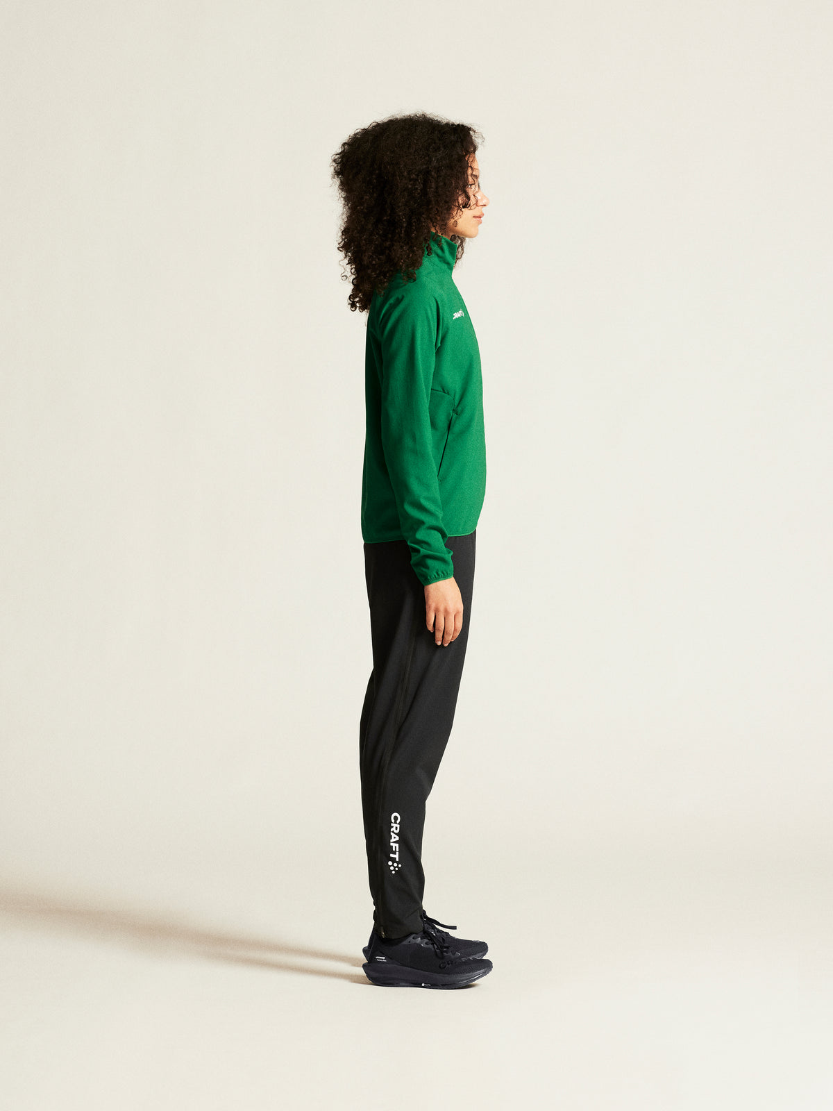Craft Rush 2.0 Training Jacket Damen in Grün, Detailansicht