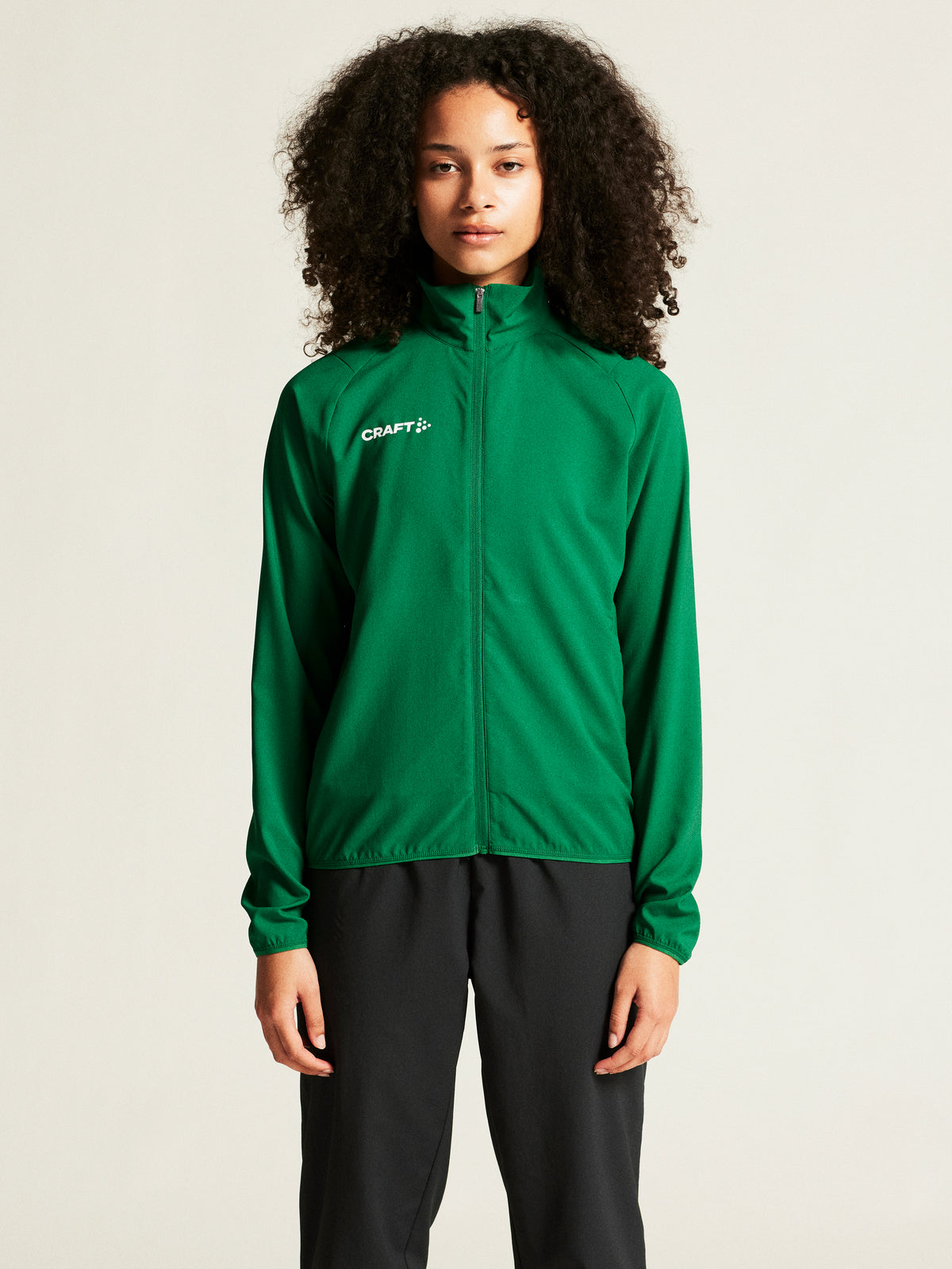 Craft Rush 2.0 Training Jacket Damen in Grün, Detailansicht