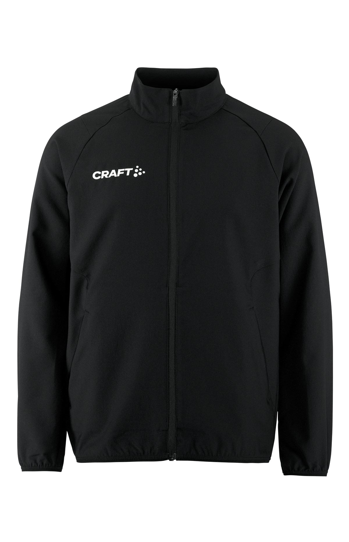 Craft Rush 2.0 Training Jacket Junior in Schwarz, Detailansicht