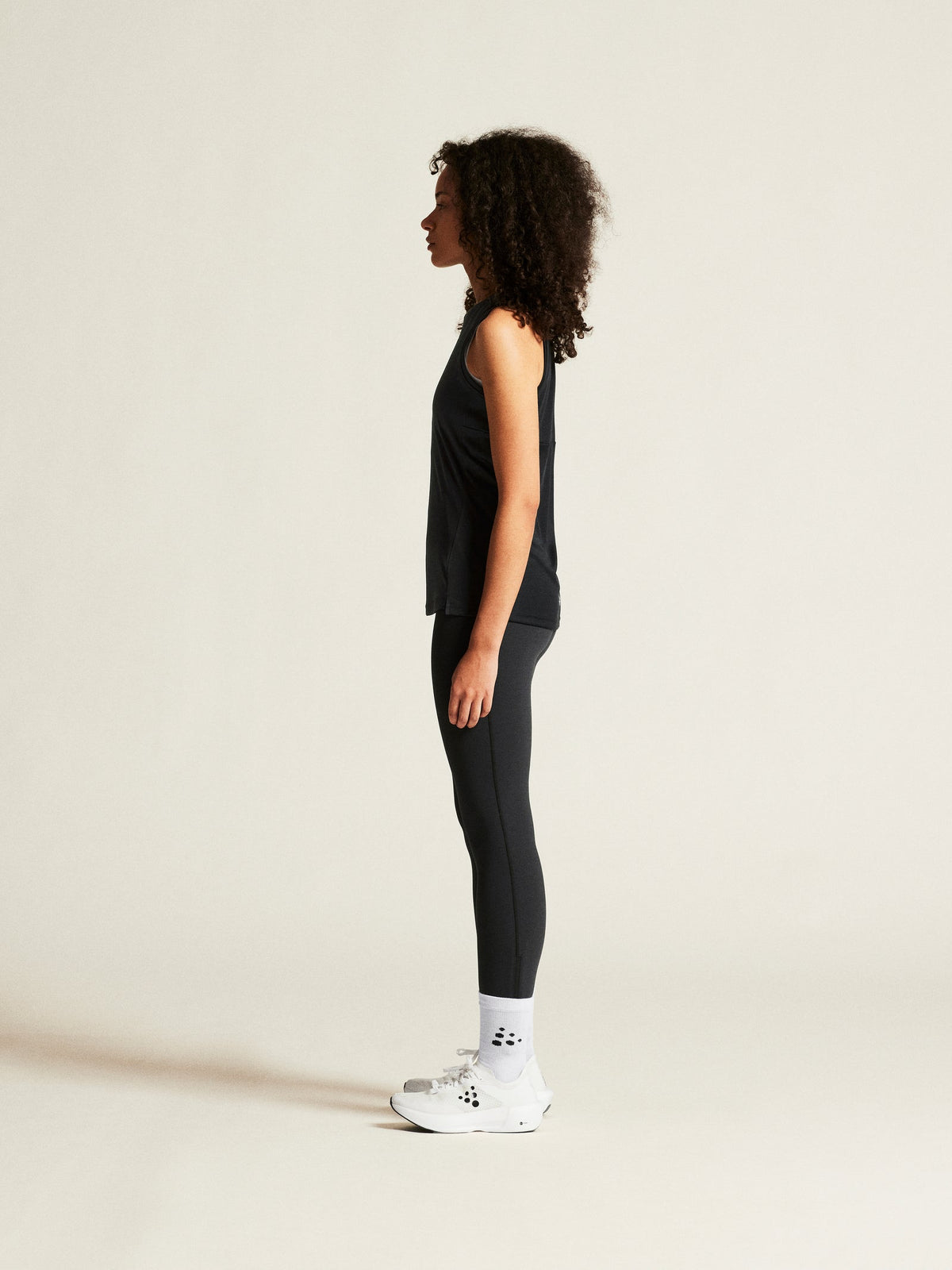 Craft Rush 2.0 Zip Tights Damen in Schwarz, Detailansicht
