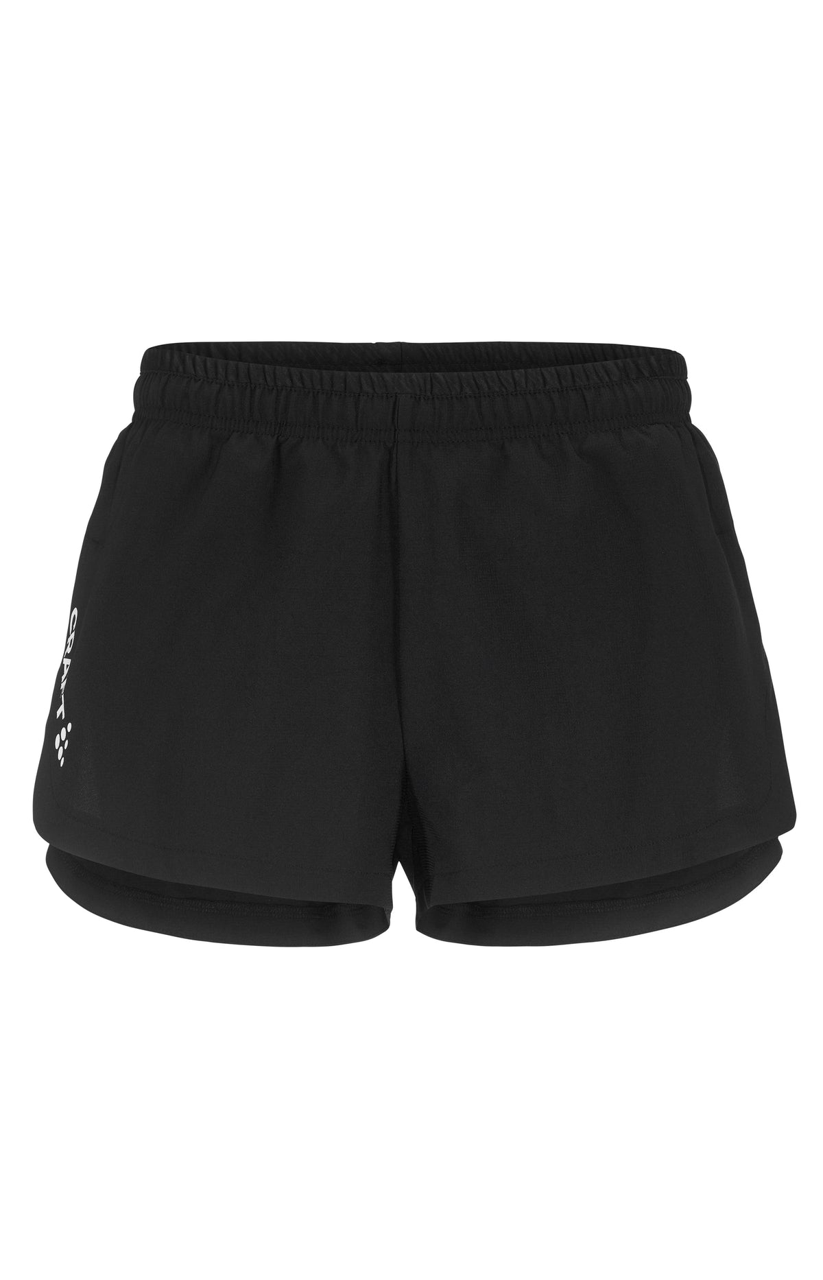 Craft Rush 2.0 Marathon Shorts Herren in Schwarz, Vorderansicht