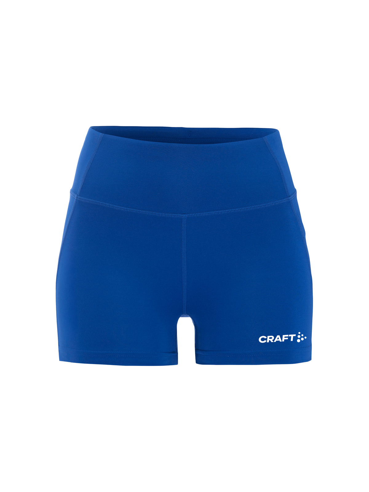 Craft Rush 2.0 Hot Pant Damen in Kobaltblau/Weiss, Detailansicht