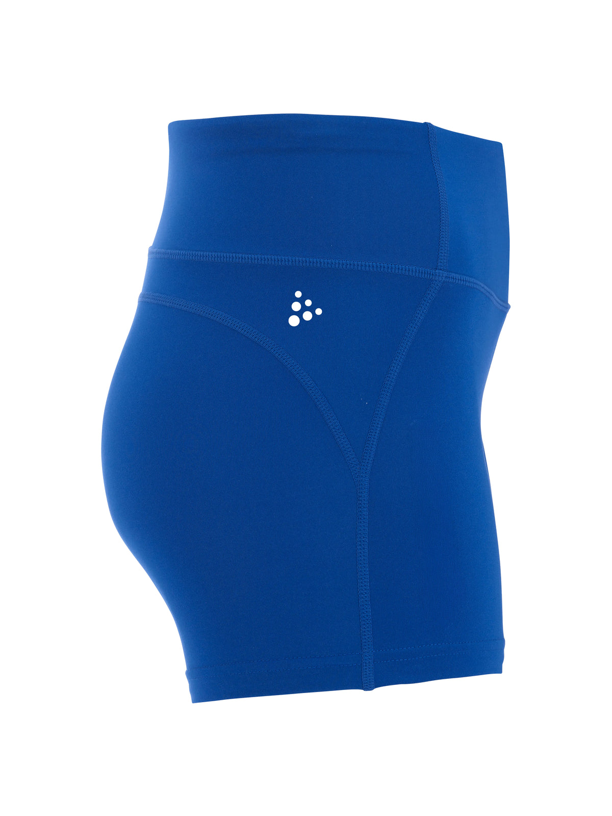 Craft Rush 2.0 Hot Pant Damen in Kobaltblau/Weiss, Seitenansicht rechts