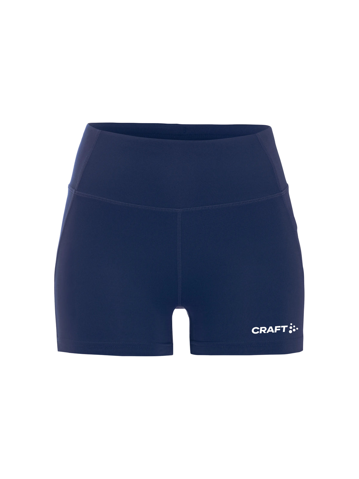 Craft Rush 2.0 Hot Pant Damen in Navy/Weiss, Vorderansicht