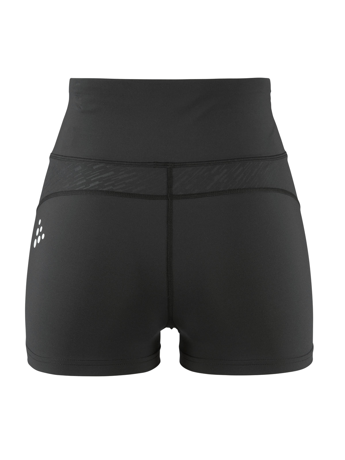 Craft Rush 2.0 Hot Pant Damen in Schwarz, Rückansicht