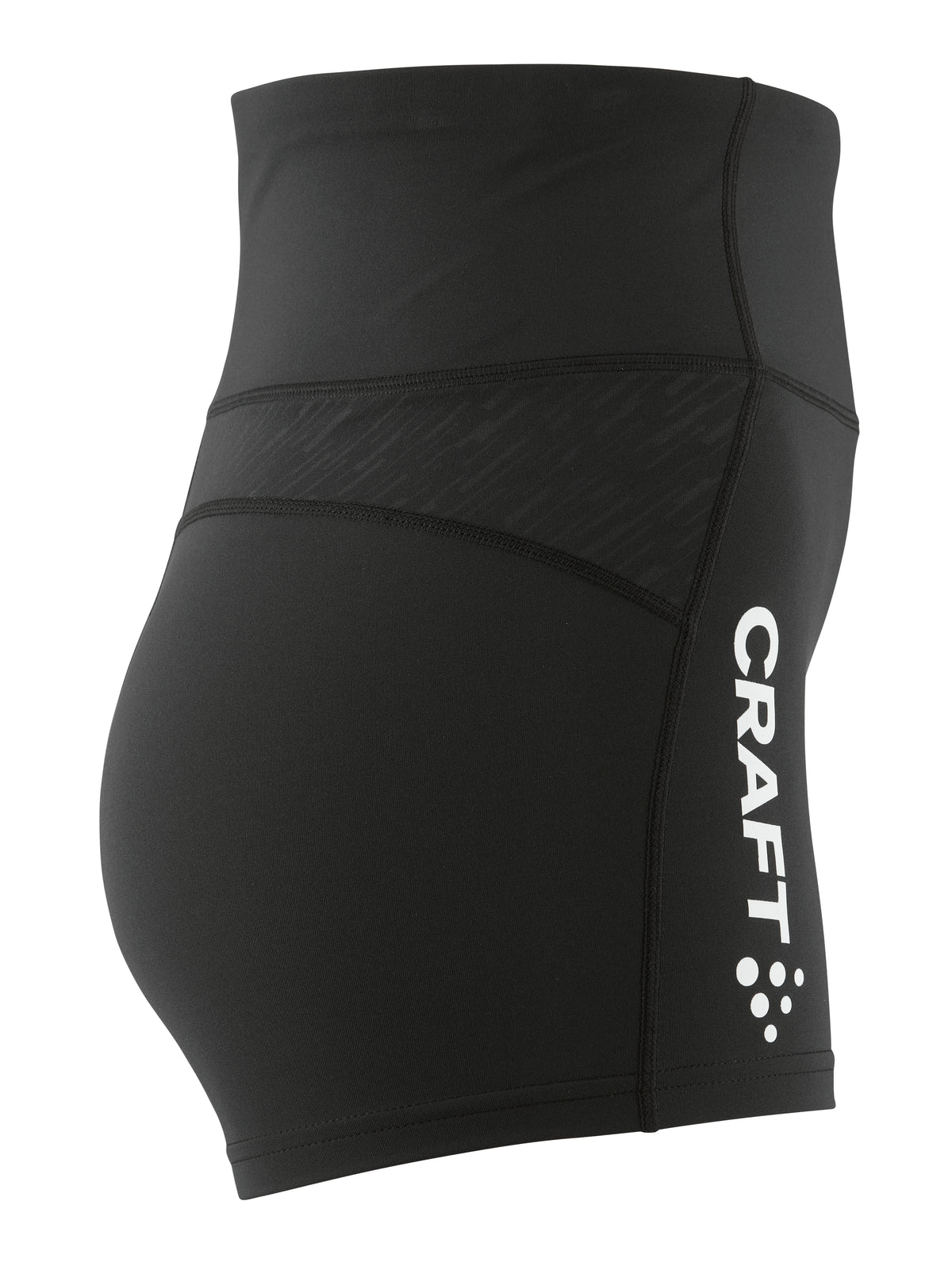 Craft Rush 2.0 Hot Pant Damen in Schwarz, Seitenansicht rechts