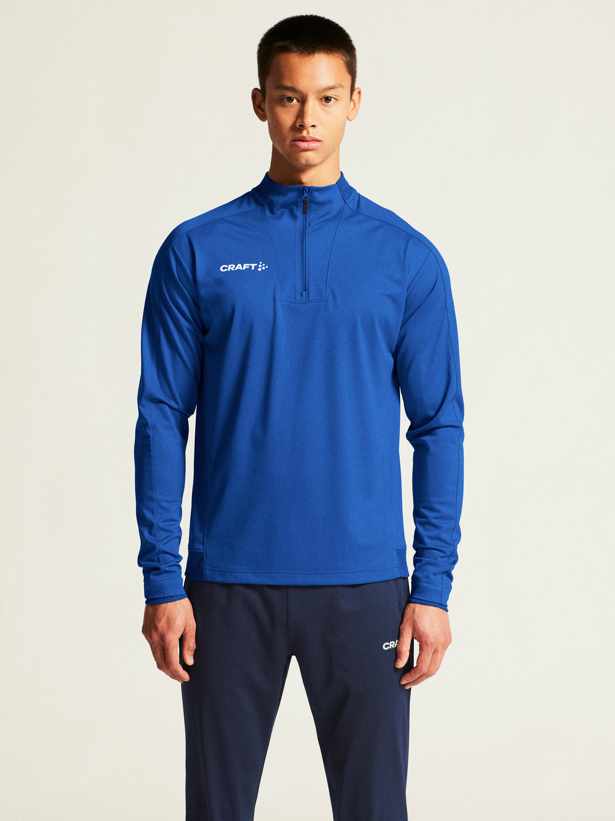 Craft Evolve 2.0 Half Zip Herren in Kobaltblau, Detailansicht