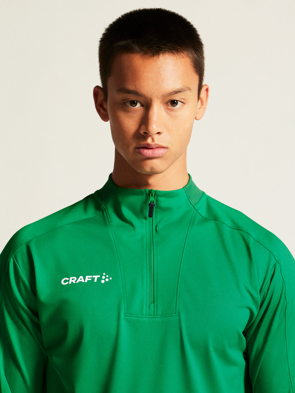 Craft Evolve 2.0 Half Zip Herren in Grün, Detailansicht