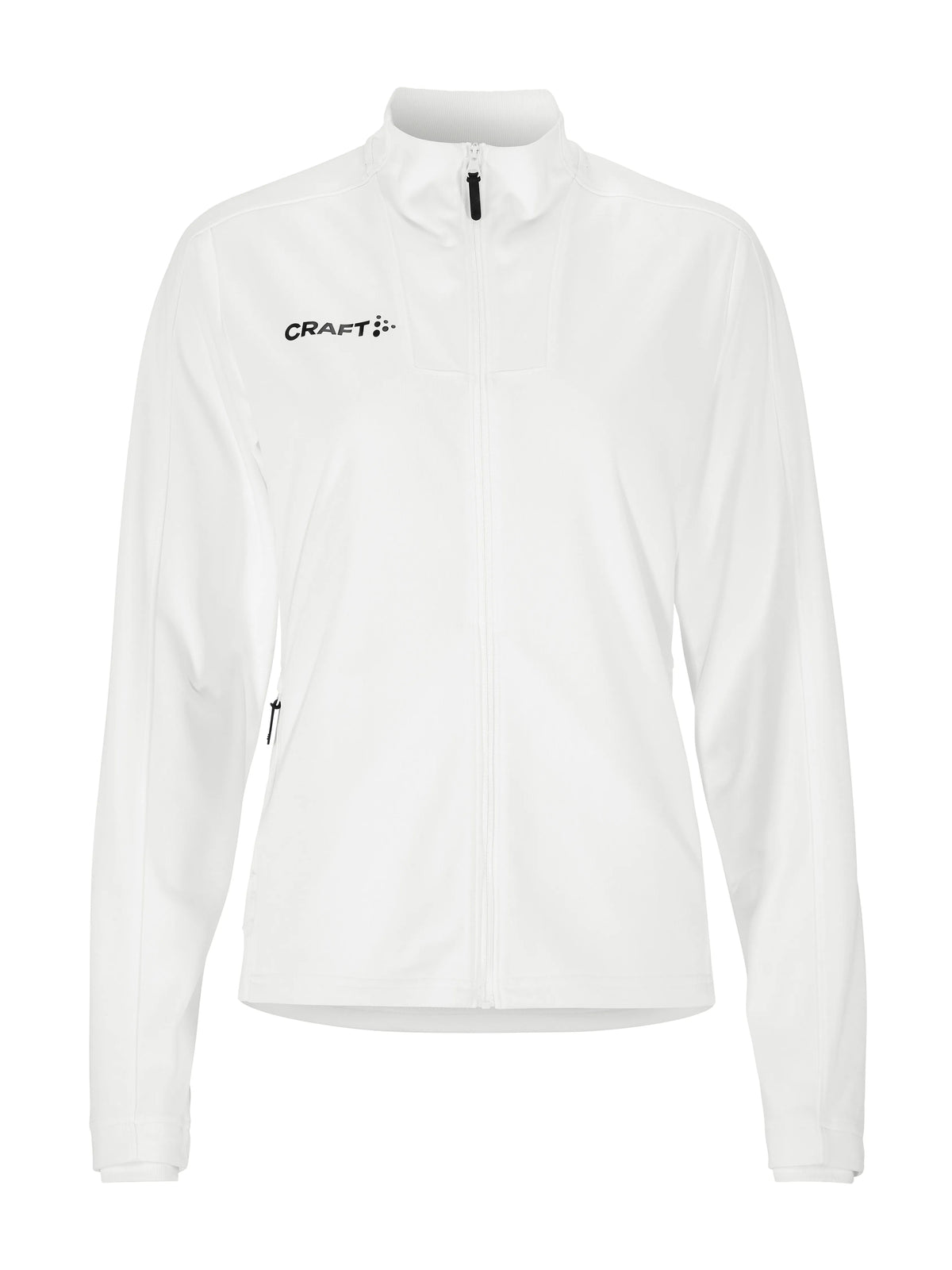 Craft Evolve 2.0 Full Zip Jacket Damen in Weiss, Vorderansicht
