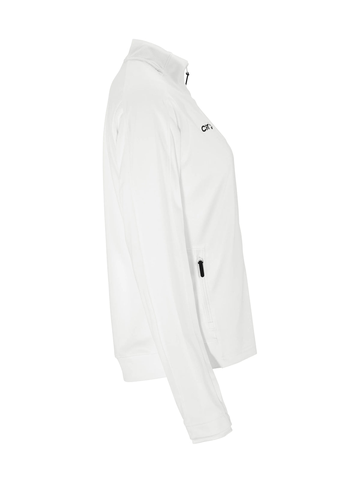 Craft Evolve 2.0 Full Zip Jacket Damen in Weiss, Seitenansicht rechts