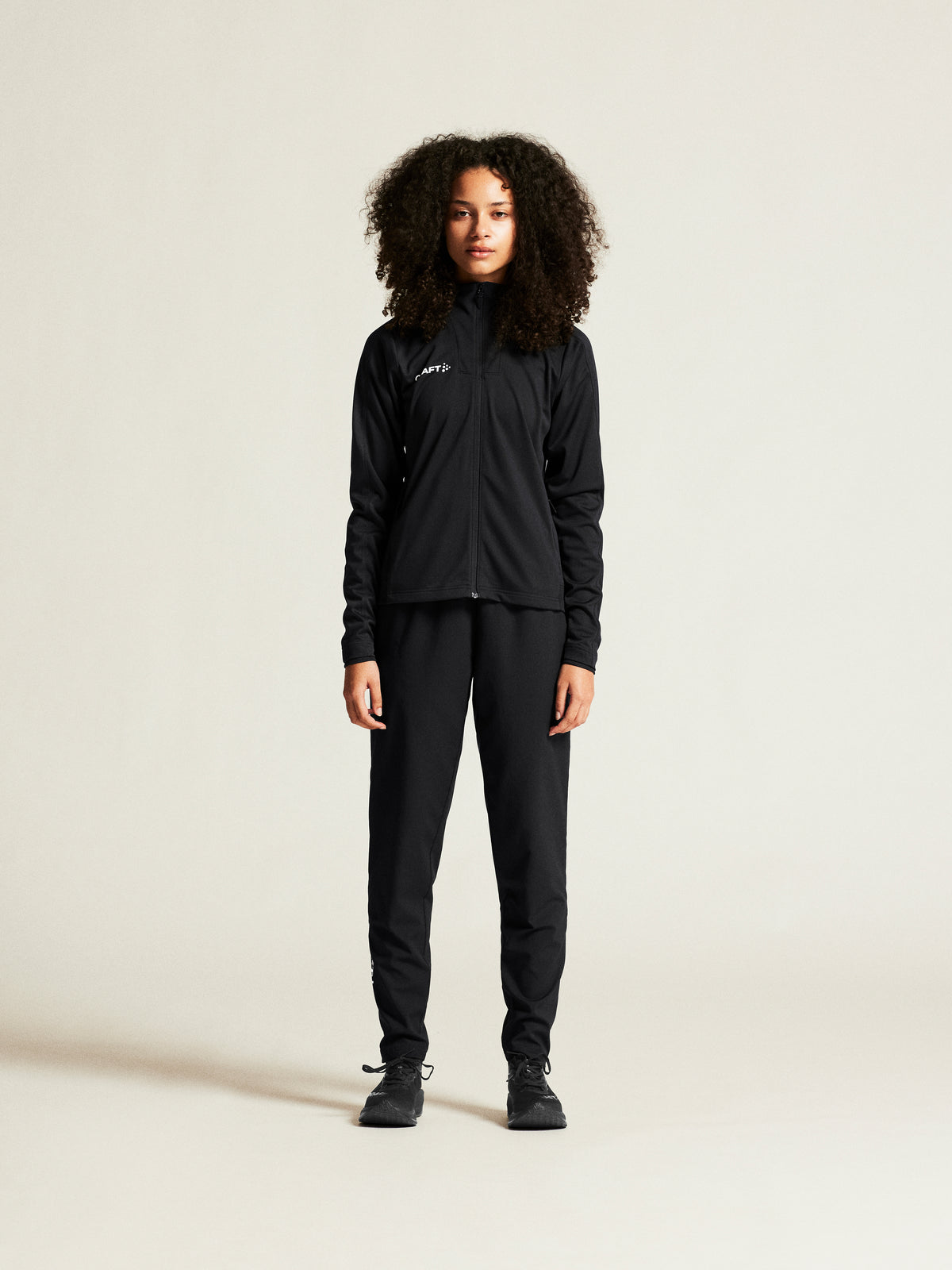 Craft Evolve 2.0 Full Zip Jacket Damen in Schwarz, Detailansicht