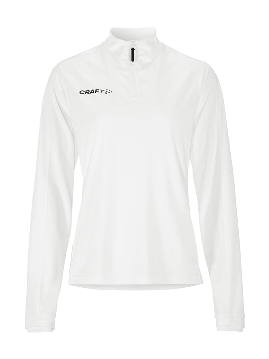Craft Evolve 2.0 Half Zip Damen in Weiss, Vorderansicht