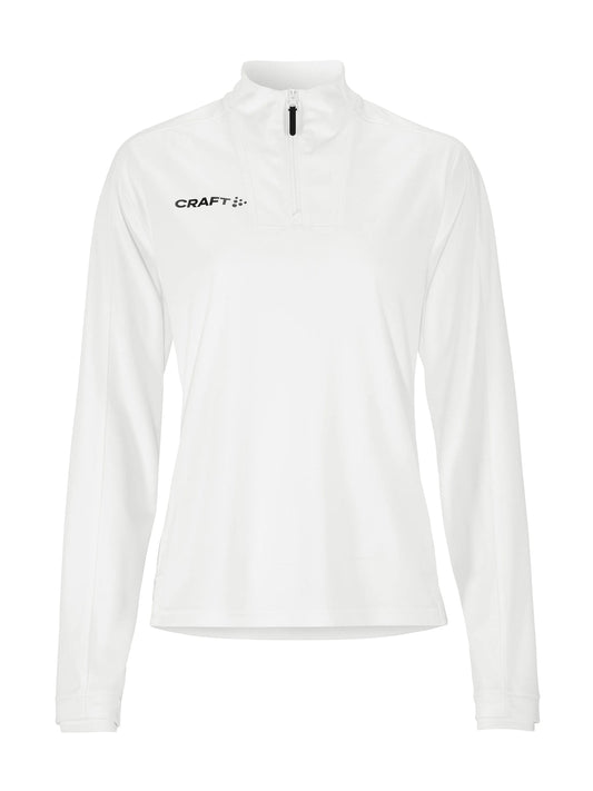 Craft Evolve 2.0 Half Zip Damen in Weiss, Vorderansicht