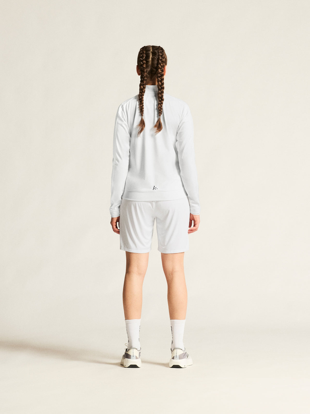 Craft Evolve 2.0 Half Zip Damen in Weiss, Detailansicht
