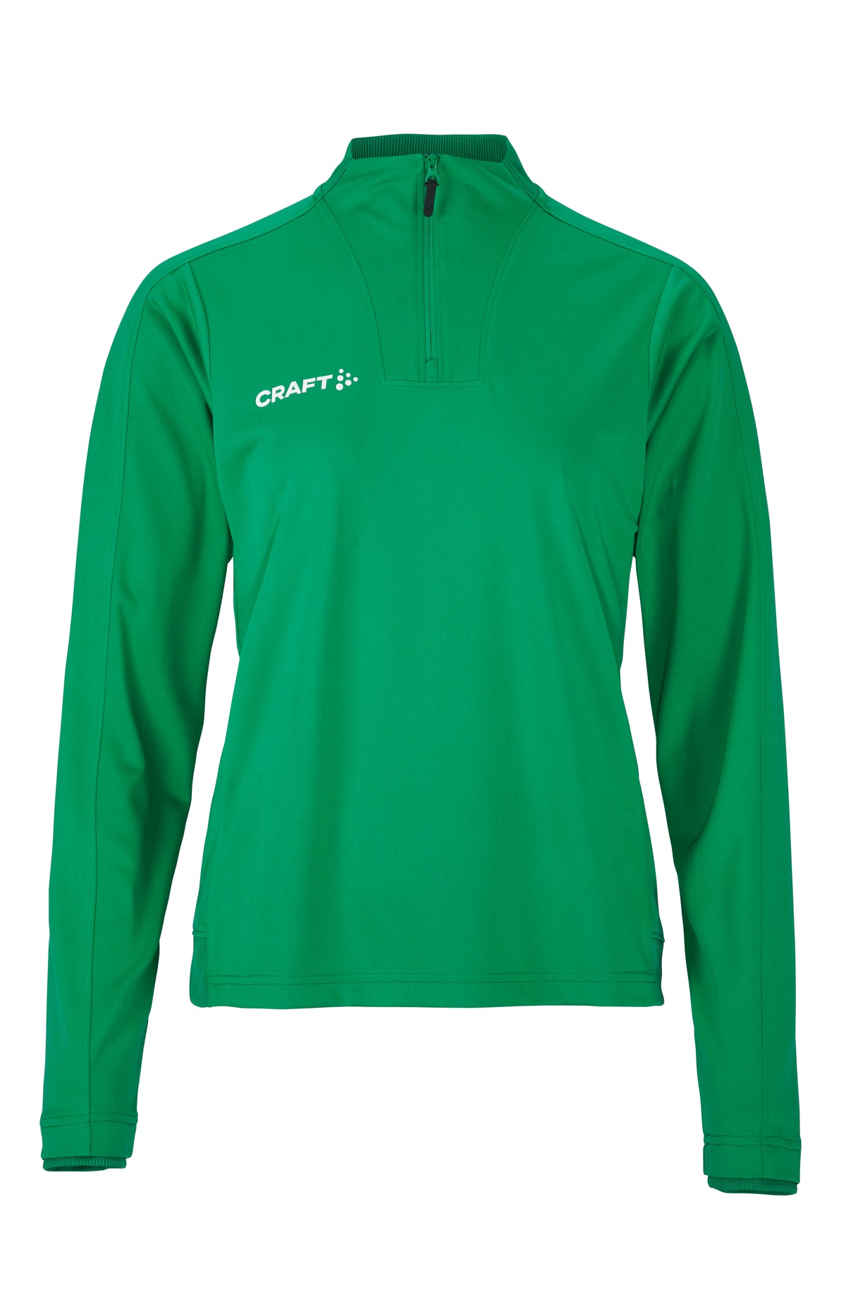 Craft Evolve 2.0 Half Zip Damen in Grün, Vorderansicht