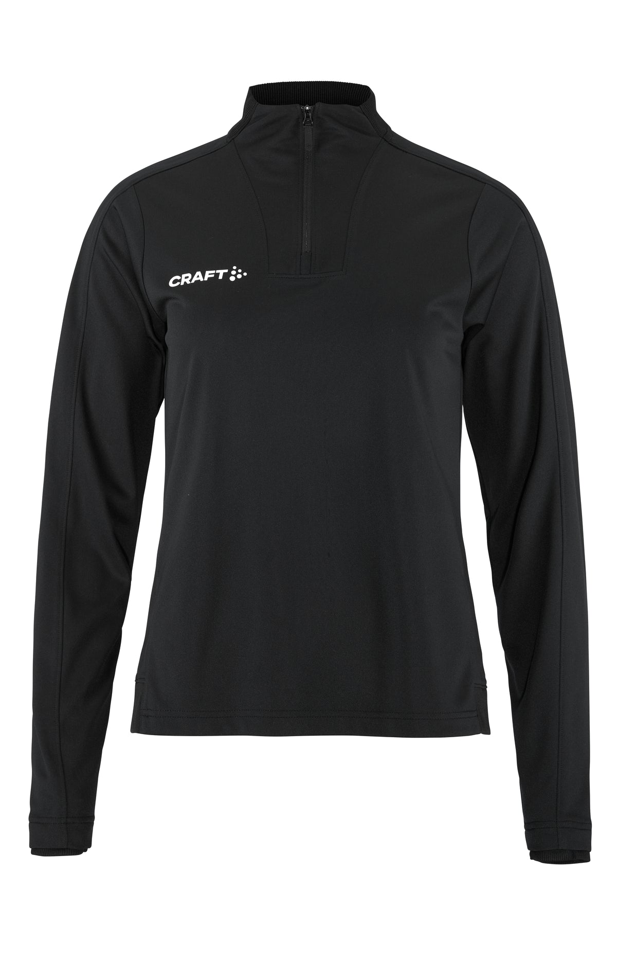 Craft Evolve 2.0 Half Zip Damen in Schwarz, Vorderansicht