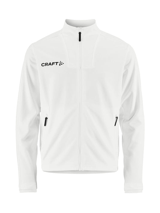 Craft Evolve 2.0 Full Zip Jacket Junior in Weiss, Vorderansicht