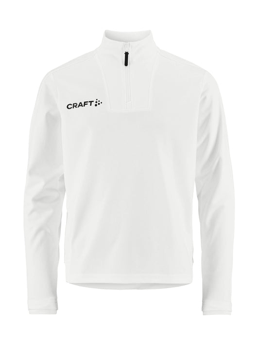 Craft Evolve 2.0 Half Zip Junior in Weiss, Vorderansicht
