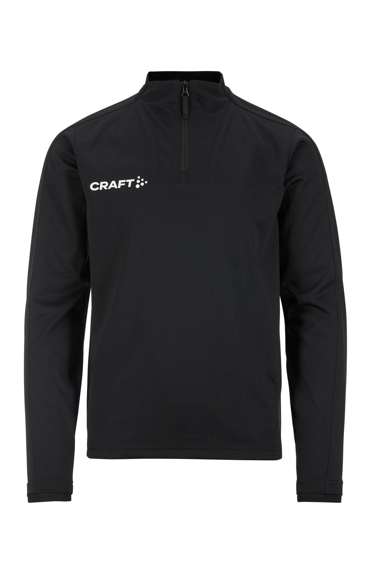 Craft Evolve 2.0 Half Zip Junior in Schwarz, Vorderansicht
