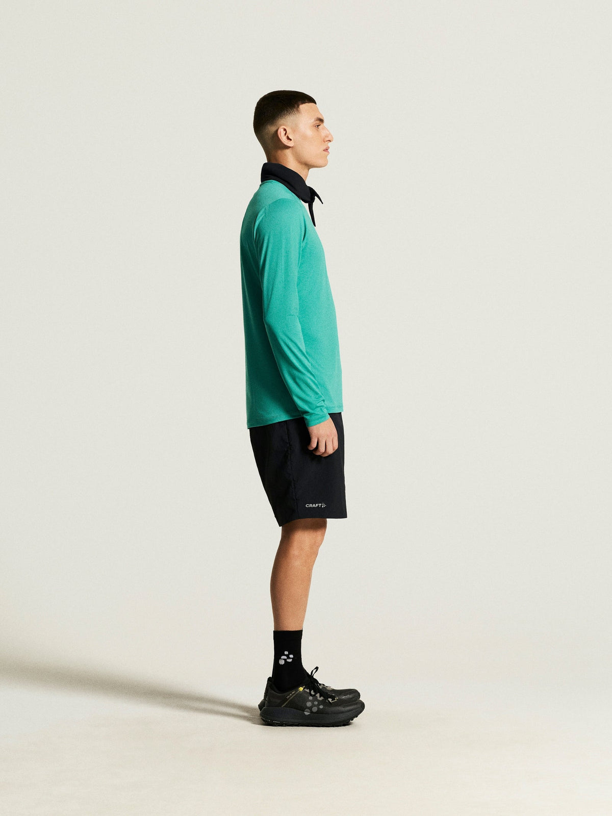 Craft ADV Essence LS Tee 2 Herren in Grün, Detailansicht
