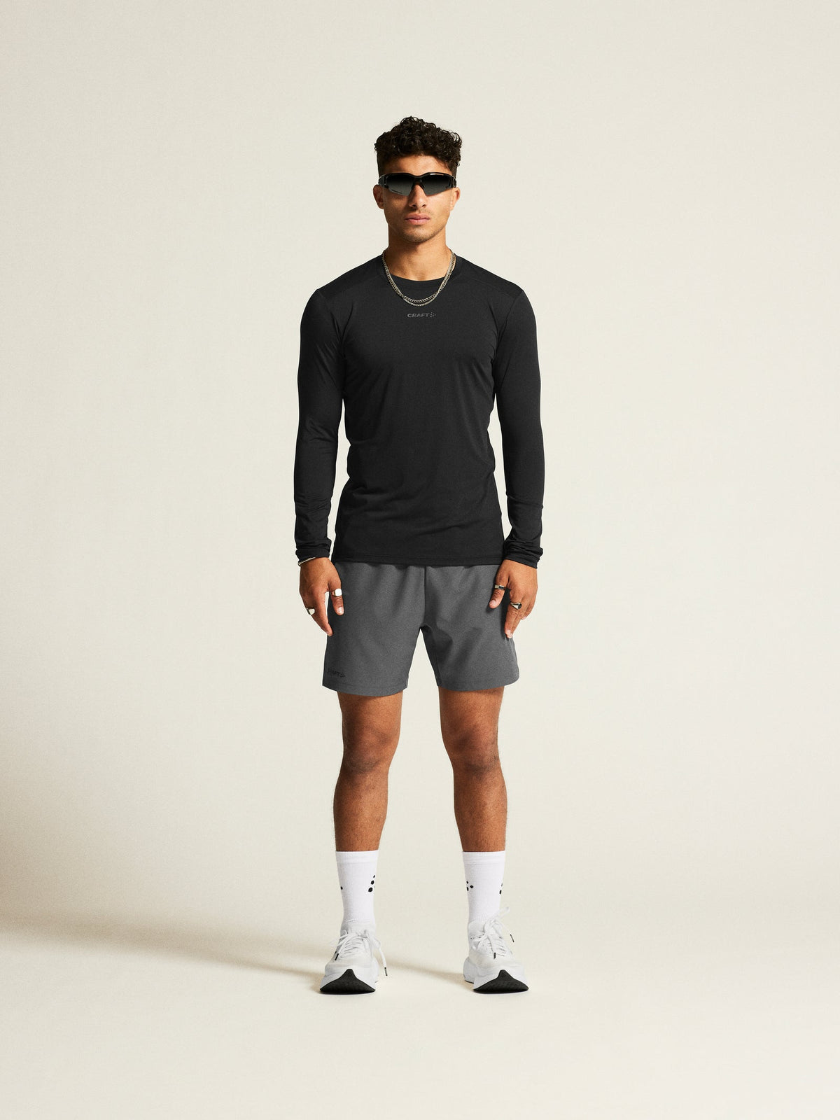 Craft ADV Essence LS Tee 2 Herren in Schwarz, Detailansicht