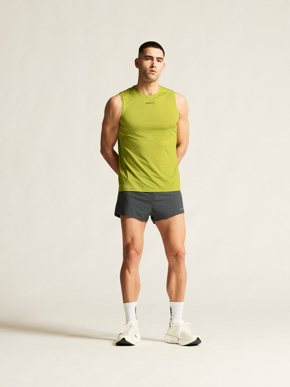 Craft ADV Essence SL Tee 2 Herren in Grün, Detailansicht
