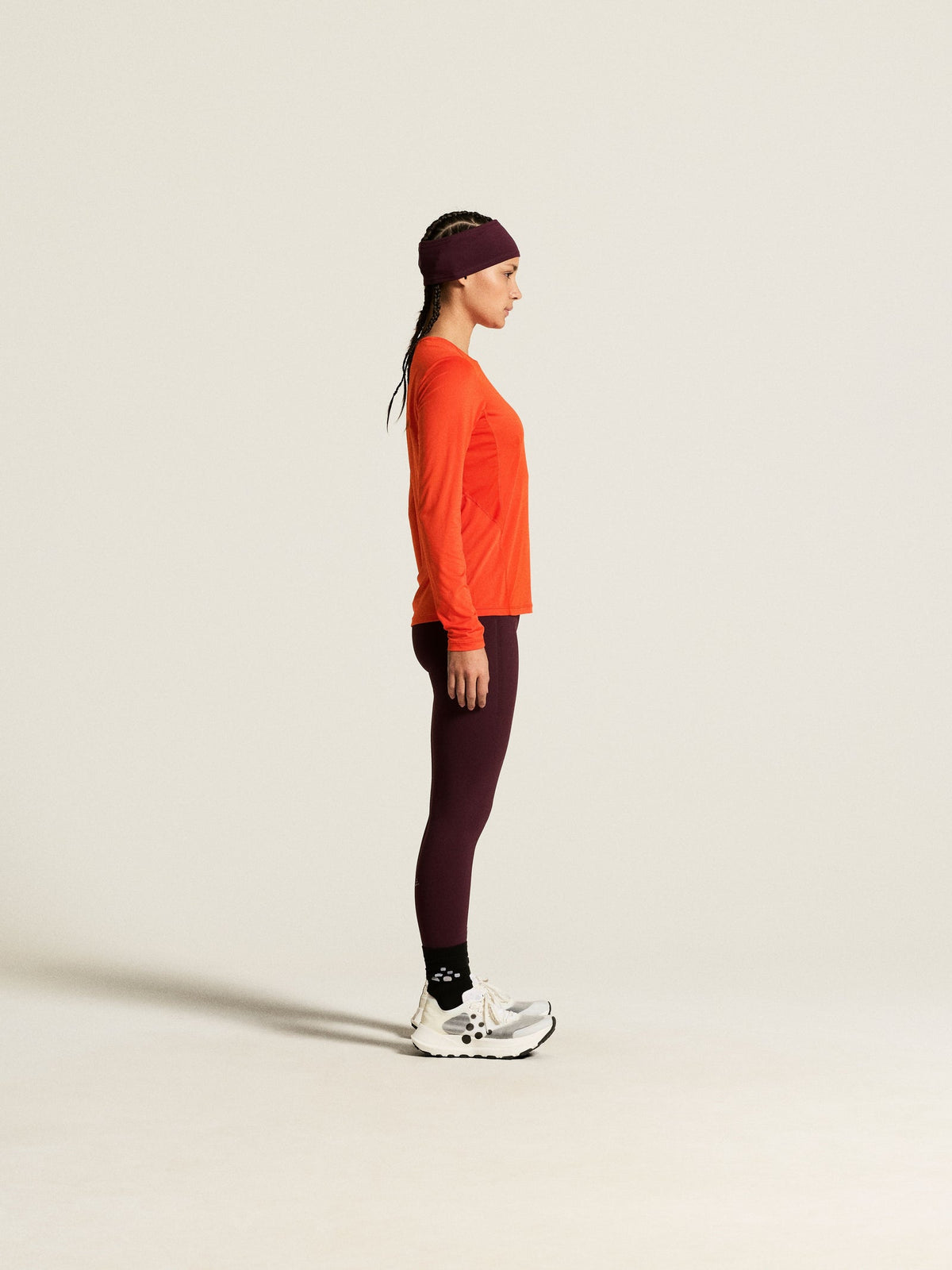 Craft ADV Essence LS Tee 2 Damen in Rot, Detailansicht