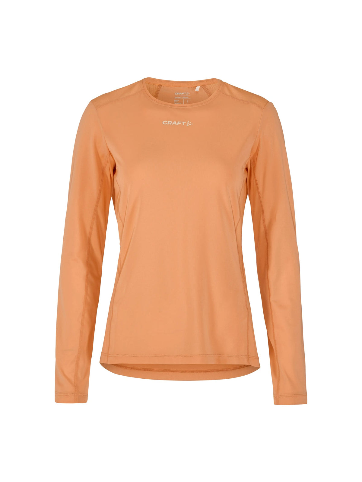 Craft ADV Essence LS Tee 2 Damen in Apricot, Vorderansicht