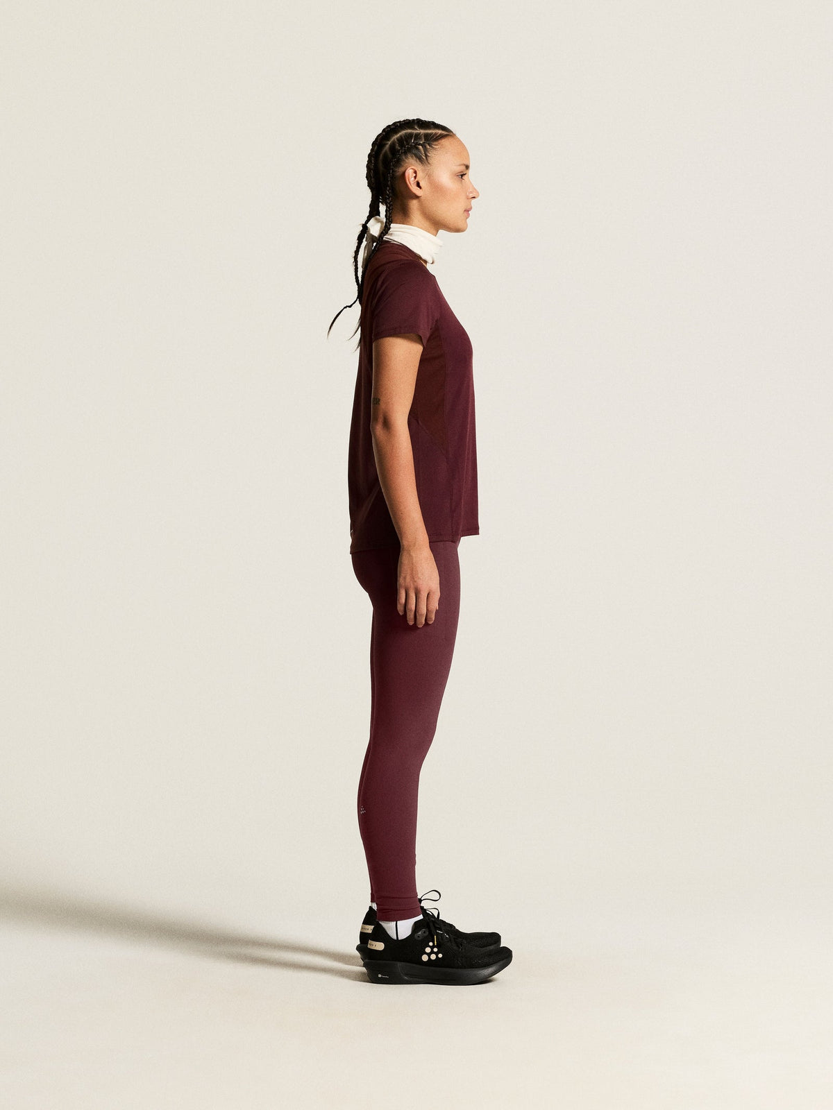 Craft ADV Essence SS Tee 2 Damen in Rot, Detailansicht